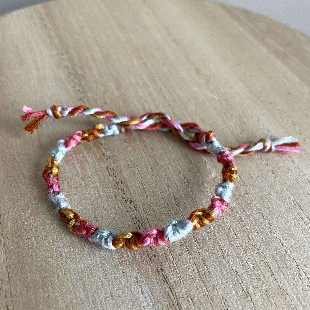 Sloan Bracelet anklet trendy comfortable tie embroidery thread woven gift